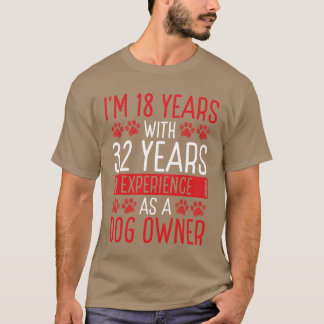 50:e födelsedag Hund Mamma Hund Pappa 50 år gammal T Shirt