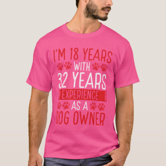 50:e födelsedag Hund Mamma Hund Pappa 50 år gammal T Shirt