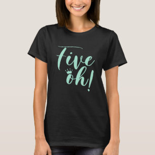50:e födelsedag Kvinnor 5, 5:e århundradet T Shirt