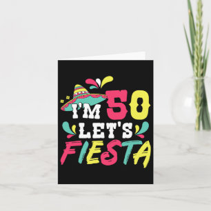 50:e födelsedag Mexikanska Party... Jag är 50 Låt Kort