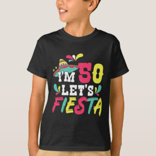 50:e födelsedag Mexikanska Party... Jag är 50 Låt T Shirt