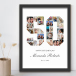 50:e födelsedag nummer 50 Anpassningsbars fotokoll Poster<br><div class="desc">Fira 50-årsdagen med den här personligen poster 50 fotokollage. Anpassadets gåva är också perfekt för bröllop-årsdagen. Det är ett underbart sätt att visning värdefulla minnen från ditt bröllop och gifta liv. Poster innehåller en samling foton som fångar in dessa speciella ögonblick och kan anpassas med namn, födelsedatum eller årsdatum. Det...</div>