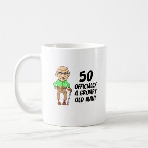 50:e födelsedag officiellt Grumpy Old Man Kaffemugg