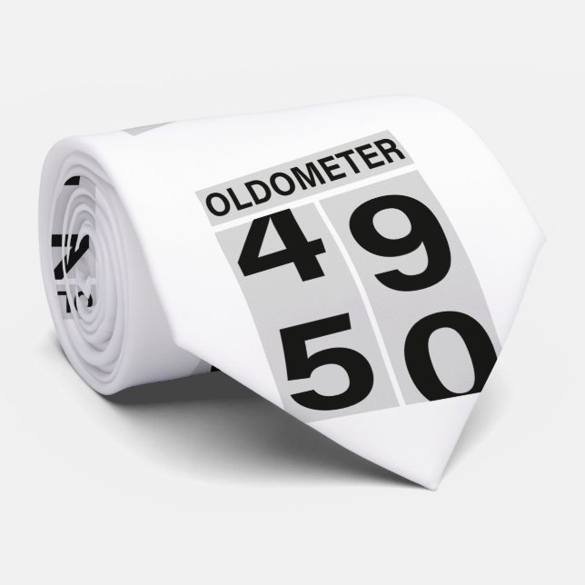 50:e födelsedag Oldometer Slips (Rullad)