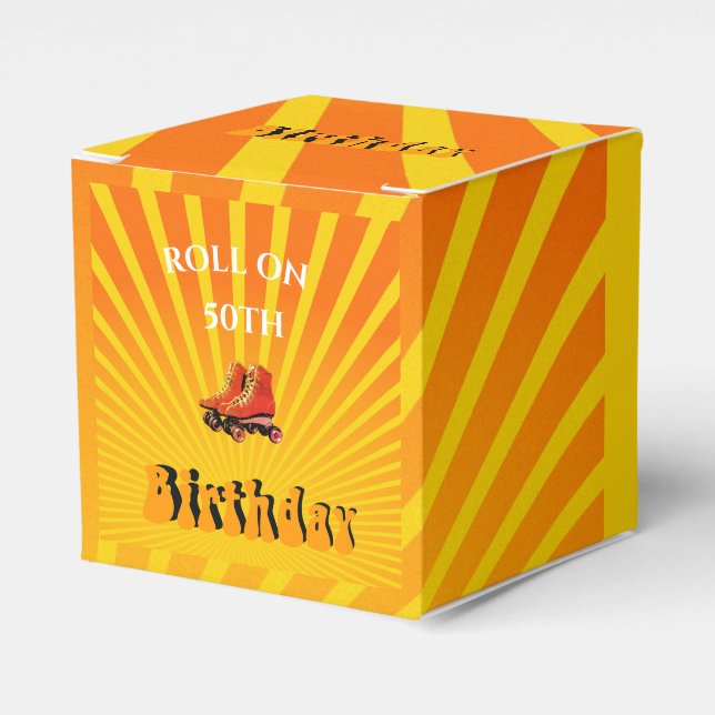 50:e födelsedag Rulla skat född på 70-talet Presentaskar (Framsidan Sidan)