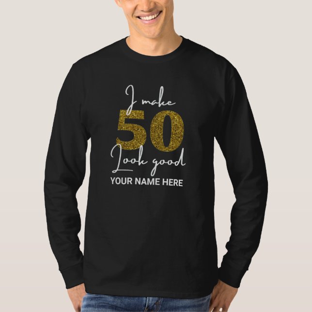 50:e födelsedag t shirt (Framsida)