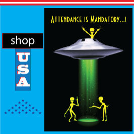 50:e födelsedag 👽 UFO Alien Abduction PARTY Inbjudningar