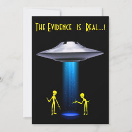 50:e födelsedag 👽 UFO Alien Abduction Party Inbjudningar