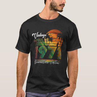 50:e födelsedag Vintage Retro April 1971 50 Yea T Shirt