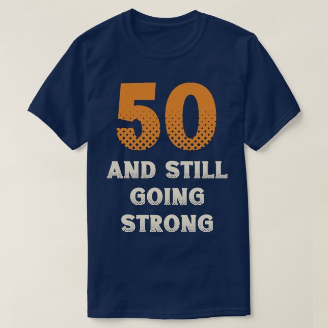 50:e födelsedagen 12 t shirt (Design framsida)