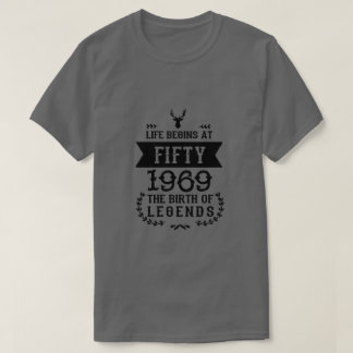 50:e födelsedagen - 1969 - Vintage - Birthday Shir T Shirt