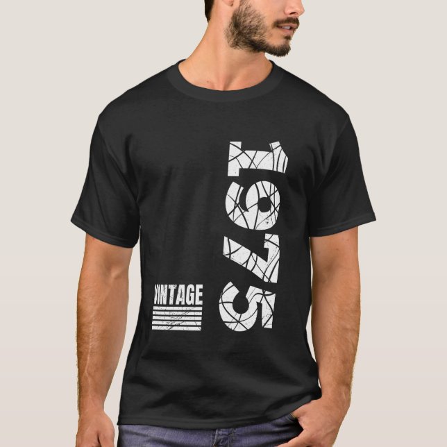 50:e födelsedagen 1975 50:e Födelsedagsfesten T Shirt (Framsida)