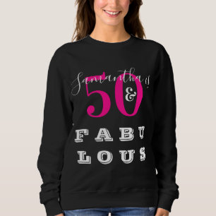50:e födelsedagen 50 fantastiska Shock rosa Födels T Shirt