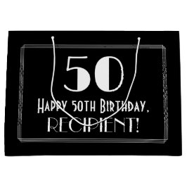 50:e födelsedagen: Art Deco Inspired Stil "50", Na