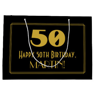 50:e födelsedagen — Art Deco Inspired Titta "50" &