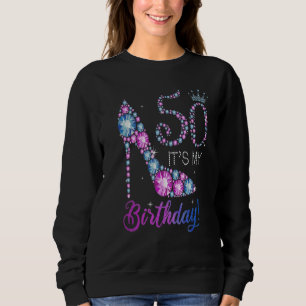50:e födelsedagen Diamond Krona 50 och Fabulous 50 T Shirt