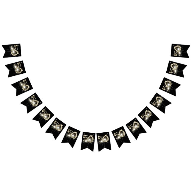 50:e födelsedagen eller årsdagen Party Vimplar (Alla)