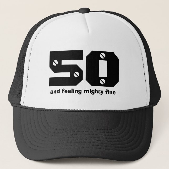 50:e födelsedagen eller varje år Känn Bra Keps (Framsida)