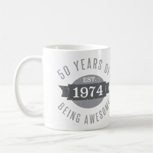 50:e födelsedagen Fantastisk 1974 Kaffemugg