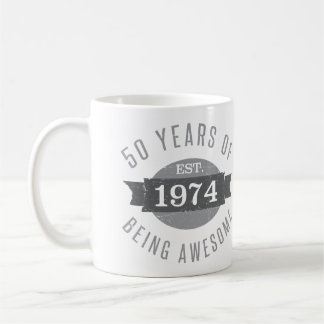 50:e födelsedagen Fantastisk 1974 Kaffemugg
