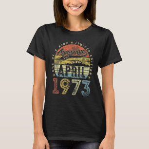 50:e födelsedagen Fantastisk sedan april 1973 50 å T Shirt
