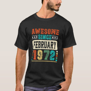 50:e födelsedagen Fantastisk sedan februari 1972 5 T Shirt