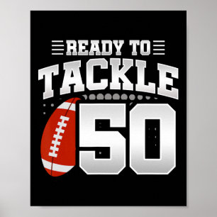 50:e födelsedagen - Fotbollsdagen - 50:e Födelseda Poster
