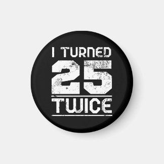 50:e födelsedagen Funny Magnet