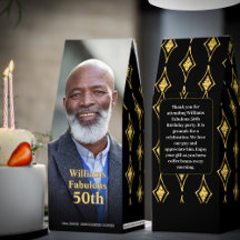 50:e födelsedagen i Tack Party favors