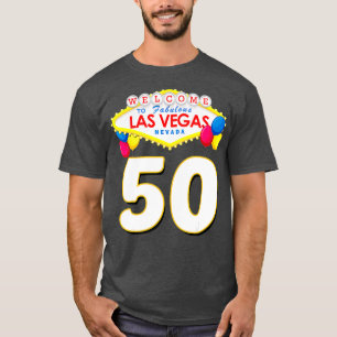 50:e födelsedagen Las Vegas Fabulous 50 år gammal T Shirt