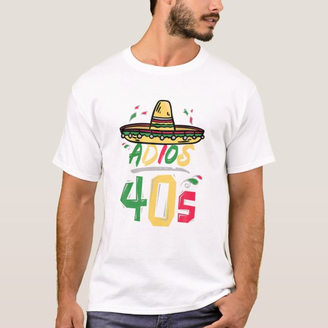 50:e födelsedagen Mexikanska Party Cinco De Mayo F T Shirt (Framsida)