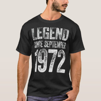 50:e födelsedagen september, född 50 år sedan t shirt