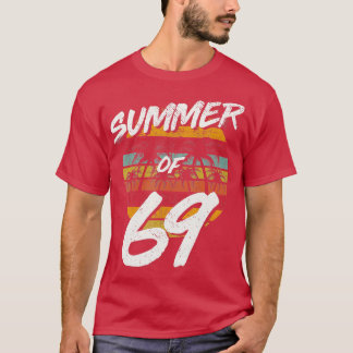 50:e födelsedagen Sommaren den 69 Gift Mamma pappa T Shirt