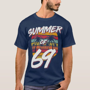 50:e födelsedagen Sommaren den 69 Gift Mamma pappa T Shirt