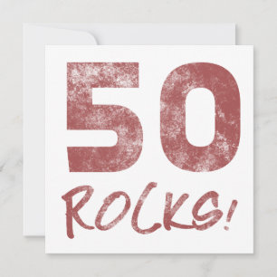 50:e födelsedagen Sten Kort