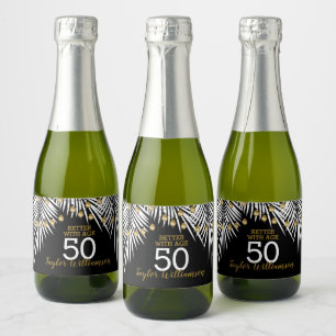 50:e födelsedagen Svarta och Guld Mini