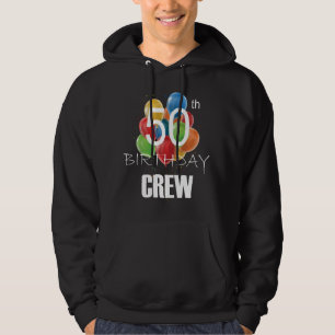 50:e födelsedagsbesättningen 50 Party-besättningsg Hoodie