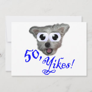 50:e Födelsedagsfest inbjudan