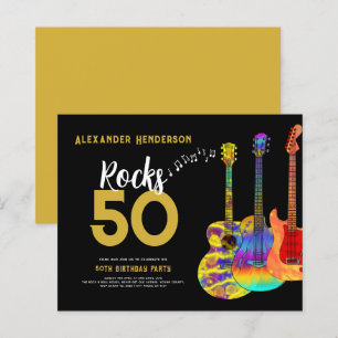 50:e Födelsedagsfesten Music Guitars Sten 50