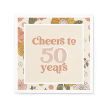 50:e Födelsedagsfesten Napkins