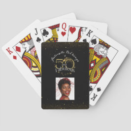 50:e Födelsedagsfesten och Fabulous Black och Guld Casinokort