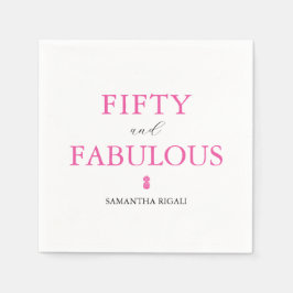 50:e Födelsedagsfesten Pappersservett