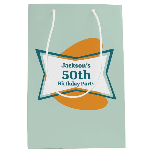 50:e Födelsedagsfesten Retro Mid Century i alla ål (Framsidan)