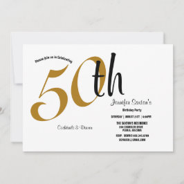 50:e Födelsedagsfesten, svartvitt och Guld