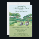 50:e Födelsedagsfestens Manar Golf-Temaparty Inbjudningar<br><div class="desc">Det här festliga och sceniska 50:e Födelsedagsfest inbjudan har ett Golftema och det är perfekt för en Golfer. Den har en Golf Cart med Golf-Klubbar på en Golf Course. Mycket att anpassa för att passa ditt eget evenemang. Vi har alla ingredienser för att göra det till ett speciellt party -...</div>