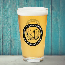 50:e födelsedagsfirandet glaskopp