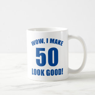 50:e födelsedagsgag gift (b) kaffemugg