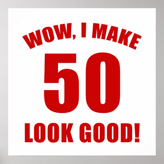50:e födelsedagsgag Gift (r) Poster (Framsidan)