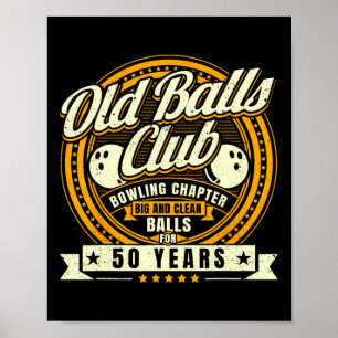 50:e födelsedagsgamla Bylls-Klubben 50 år Bylls-Bo Poster