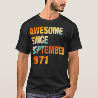 50:e födelsedagsgåva 50 år gammal Fantastisk sedan T Shirt